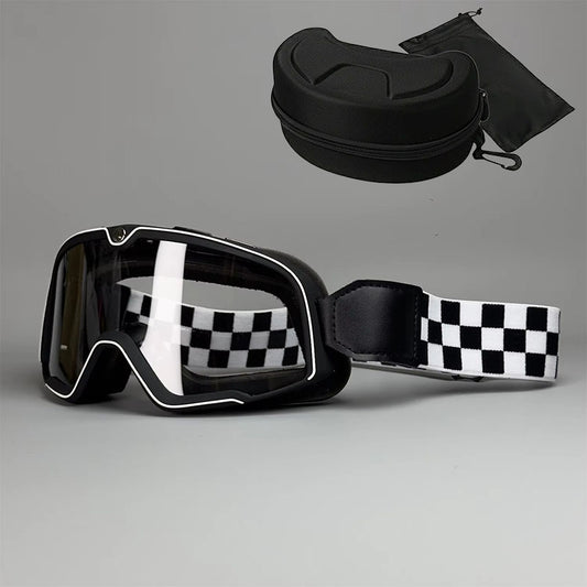 Retro Motorcycle Goggles – Fit Over Glasses