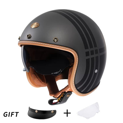 Retro JetLite Open Face Helmet KB