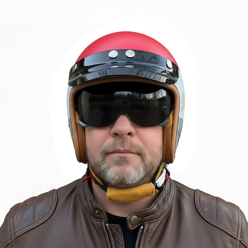 Timeless Motorcycle Helmet - Inner Visor