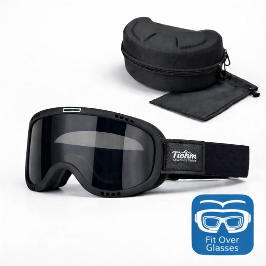 Sport Fit Over Glasses Motorcycle Goggles – OTG Riding Shield