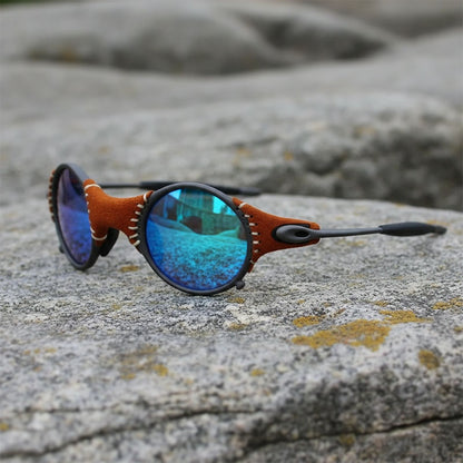 RetroSteampunk Polarized UV400 Sunglasses