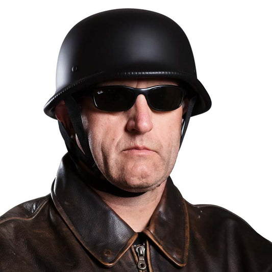 Outlaw Motorcycle Half Face Helmet - DOT Approved