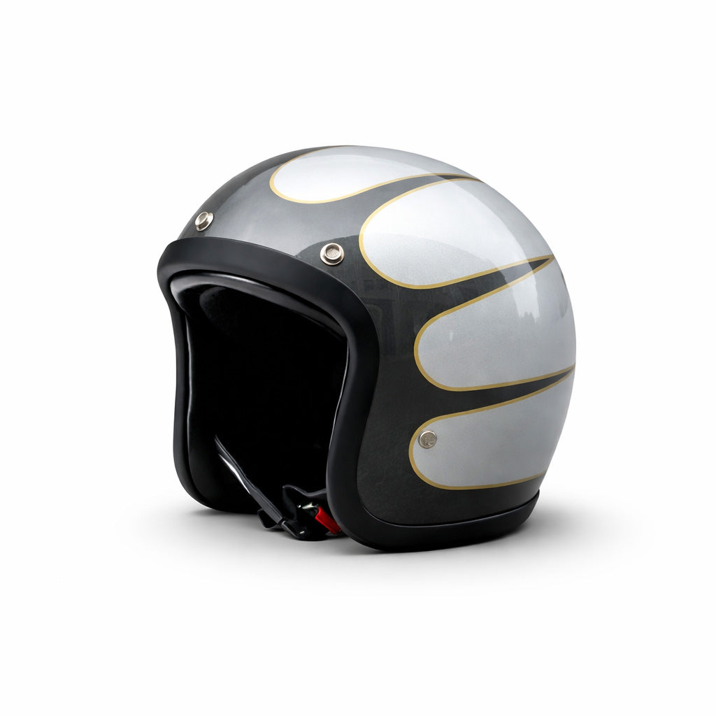 Low Profile Vintage Motorcycle Helmet