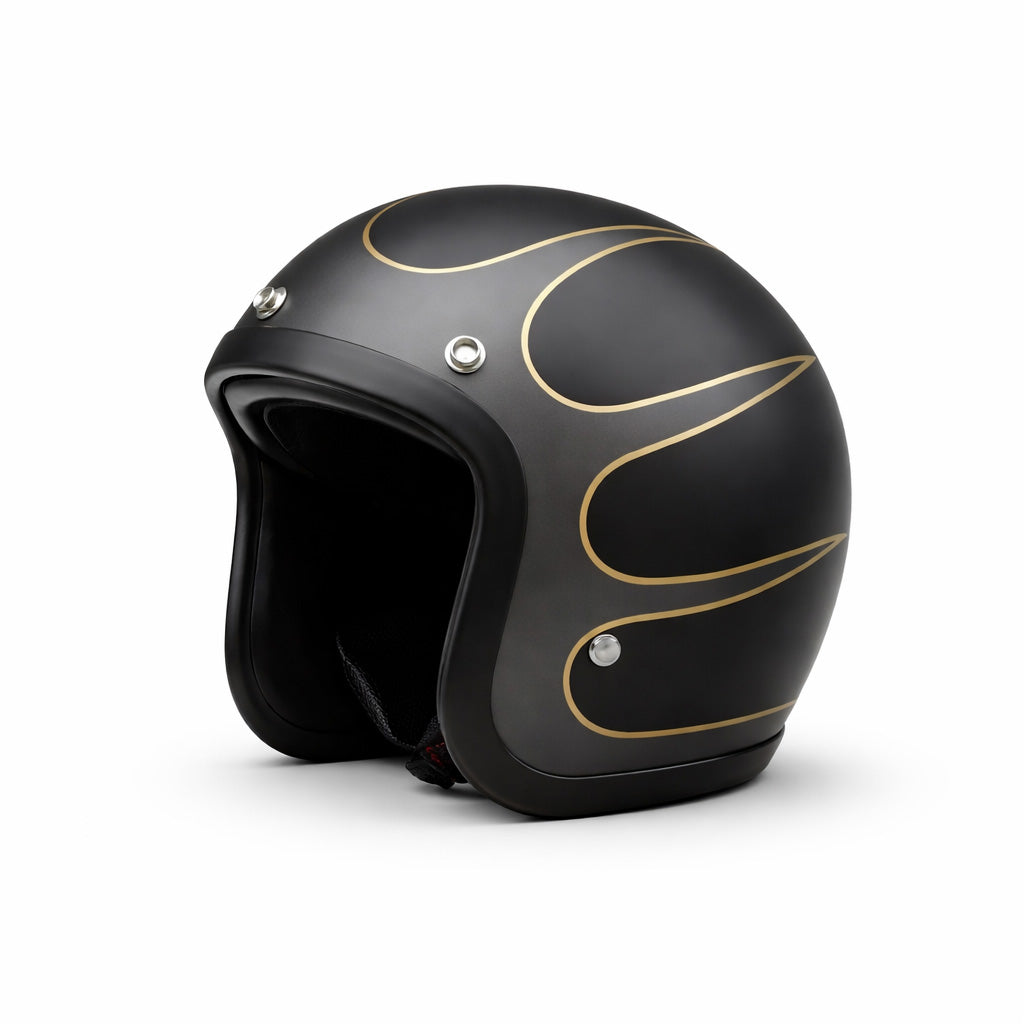 Low Profile Vintage Motorcycle Helmet – RebelXion