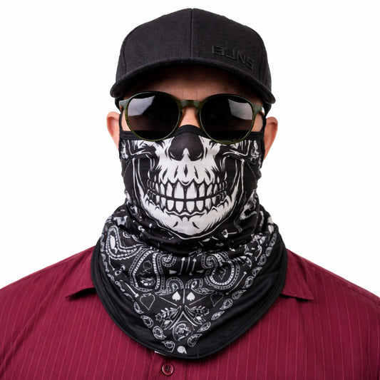 Motorcycle Skull Riding Neck Gaiter Mask
