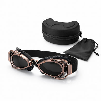 Old School Biker Goggles