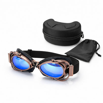 Old School Biker Goggles