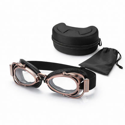 Old School Biker Goggles