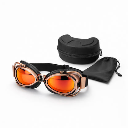 Old School Biker Goggles