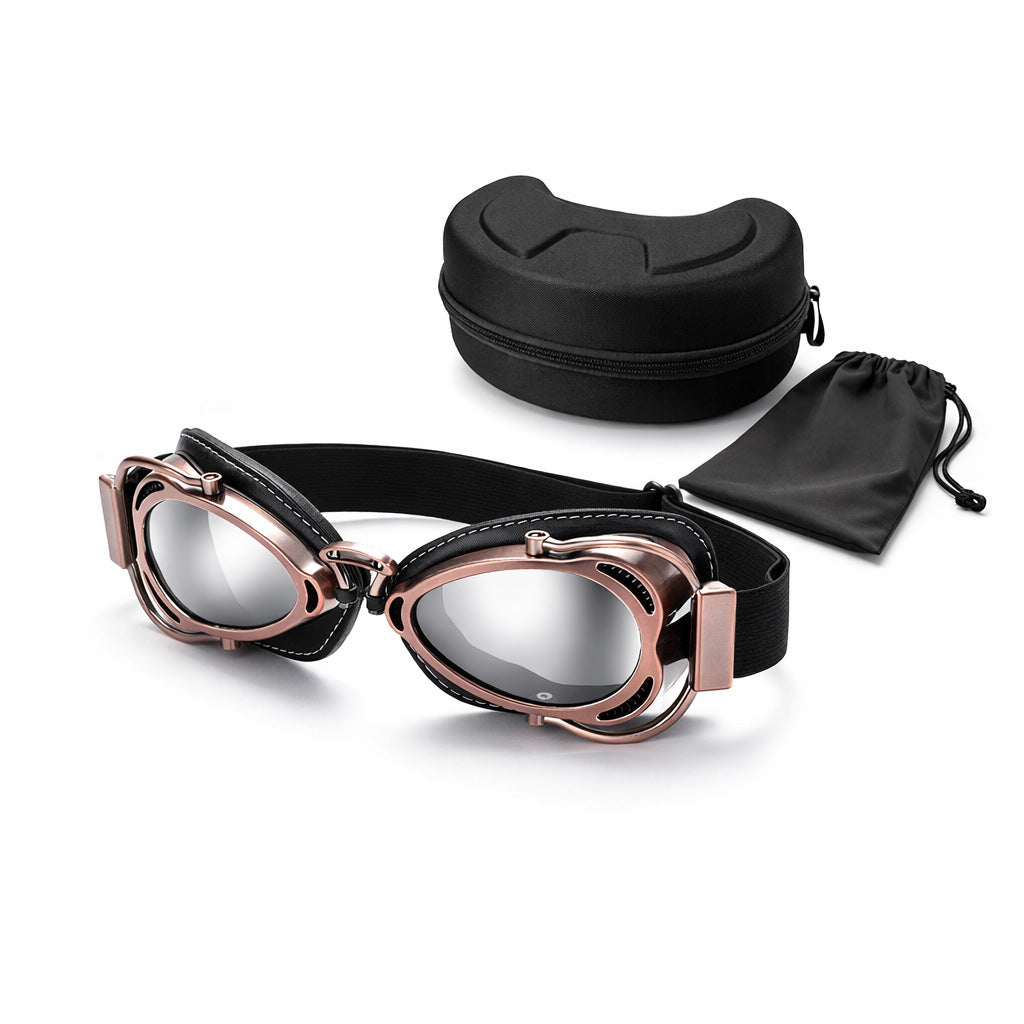 Old School Biker Goggles