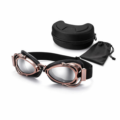 Old School Biker Goggles