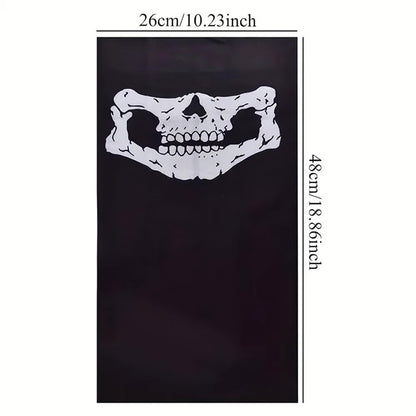 Classic Biker Skull Riding Scarf – Vintage Motorcycle Style
