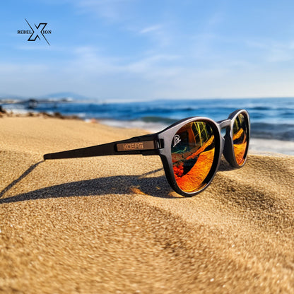 Lunettes de soleil polarisées rondes classiques - X939