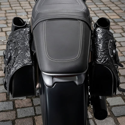 Skull Motorcycle Saddle Bags – Universal Tool Bag