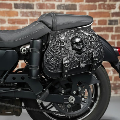 Skull Motorcycle Saddle Bags – Universal Tool Bag