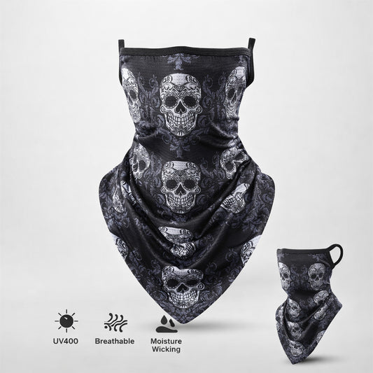 Skull Motorcycle Riding Neck Gaiter Face Mask