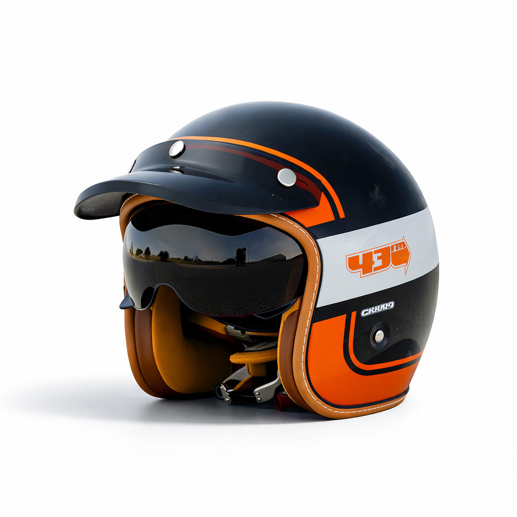 Timeless Motorcycle Helmet - Inner Visor