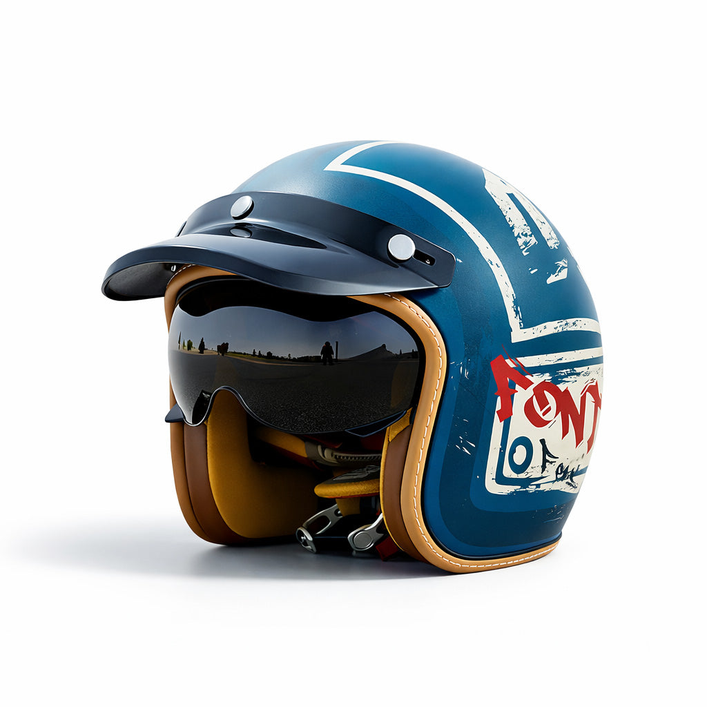 Timeless Motorcycle Helmet - Inner Visor