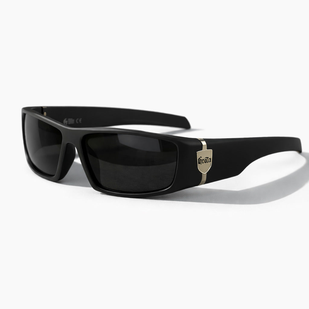 Wraparound Skull Style Polarized Sunglasses