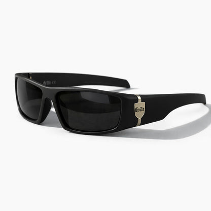 Wraparound Skull Style Polarized Sunglasses