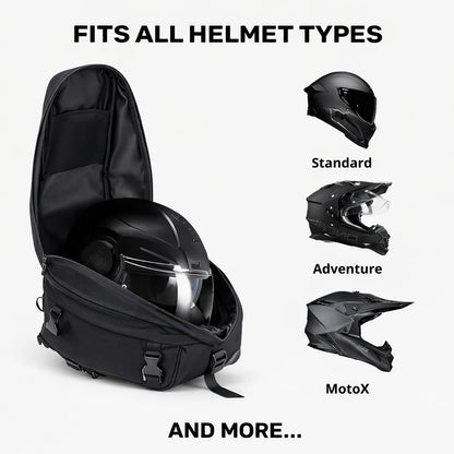 Universal Expandable Motorcycle Tail Bag (25L-38L)