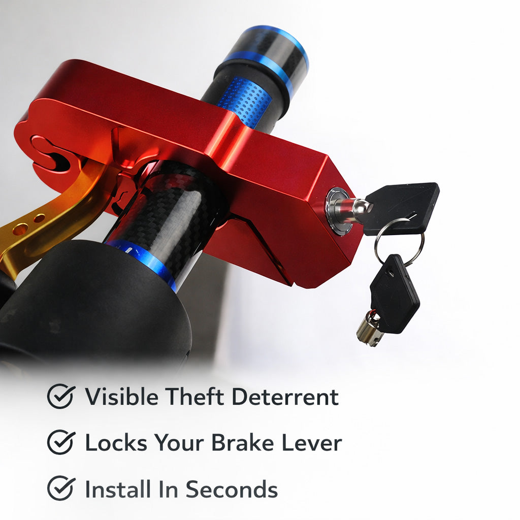 Motorcycle Brake Lever Anti-Theft Lock