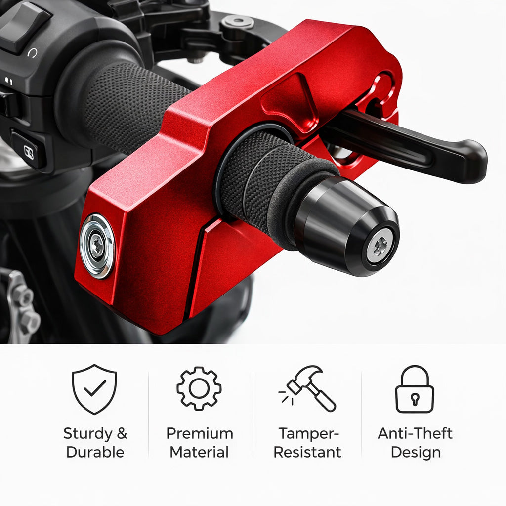 Motorcycle Brake Lever Anti-Theft Lock