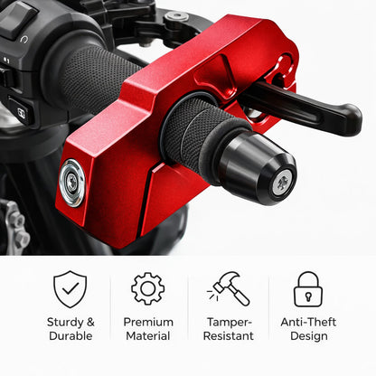 Motorcycle Brake Lever Anti-Theft Lock
