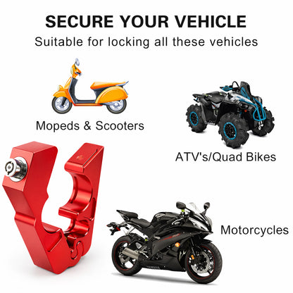 Motorcycle Brake Lever Anti-Theft Lock