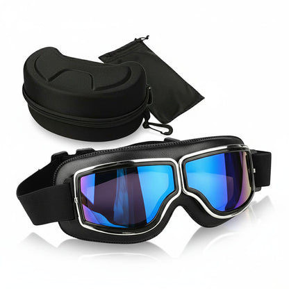 Vintage Motorcycle Goggles - Fit Over Glasses