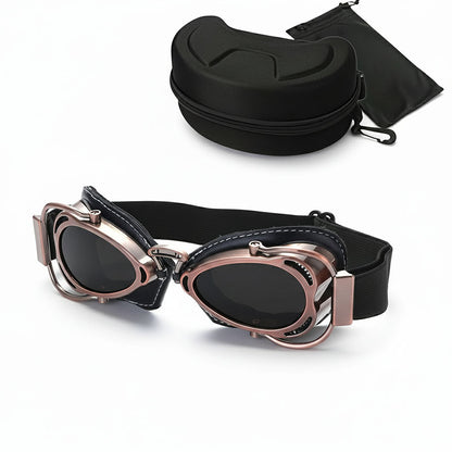Old School Biker Goggles