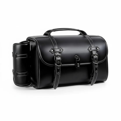 DarkRider Lockable Motorcycle Side Bag - Single Bag