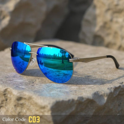 Aviator Vintage Polarized Sunglasses