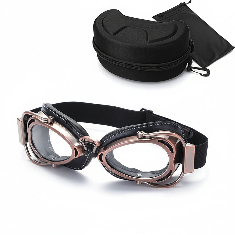 Old School Biker Goggles