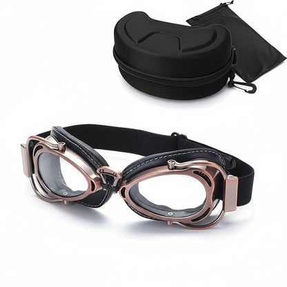 Old School Biker Goggles