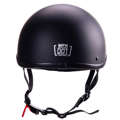 Low Profile Rebel Half Helmet – DOT Approved