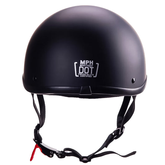 Low Profile Rebel Half Helmet – DOT Approved