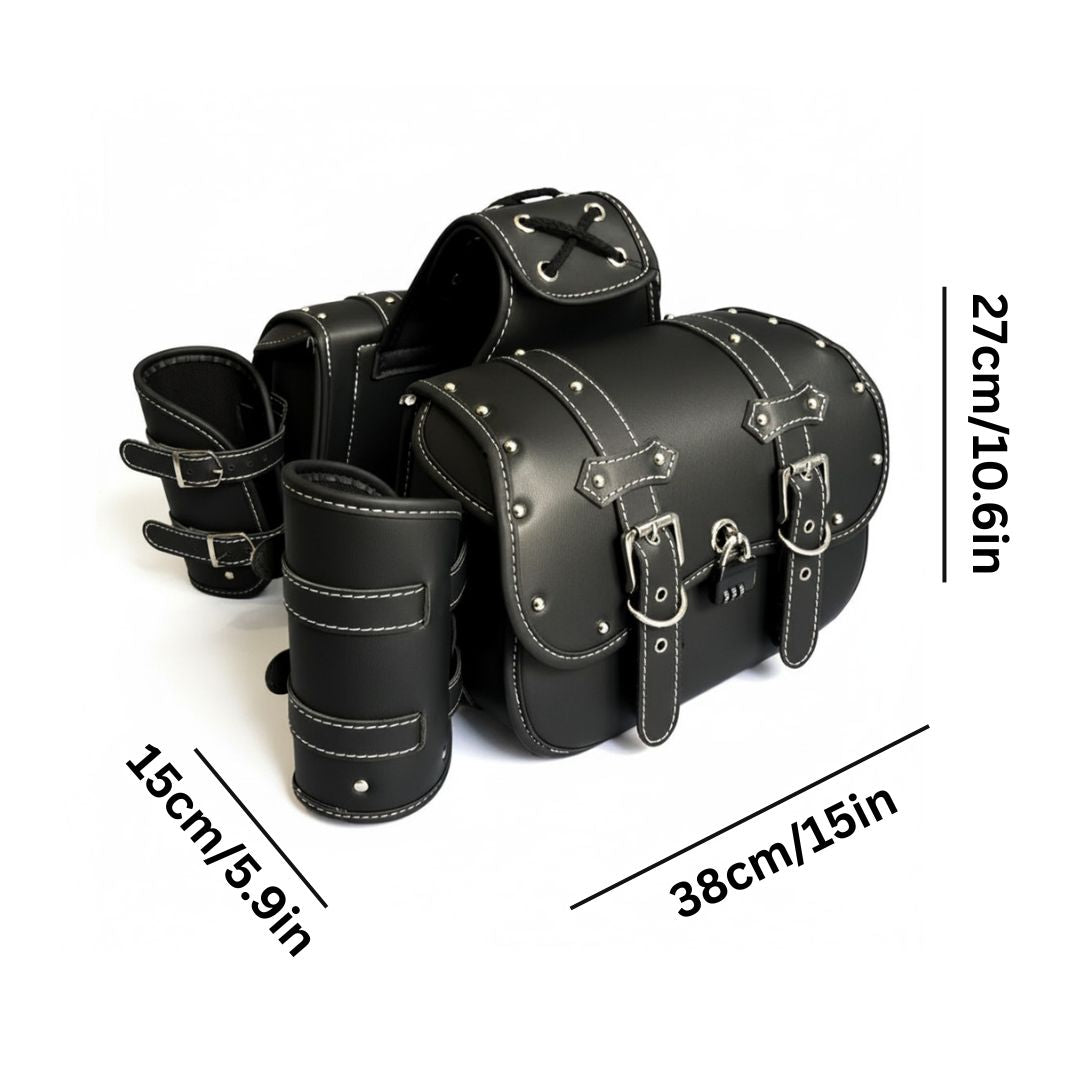 Classic Cruiser Universal Saddlebags – Left and Right Pair