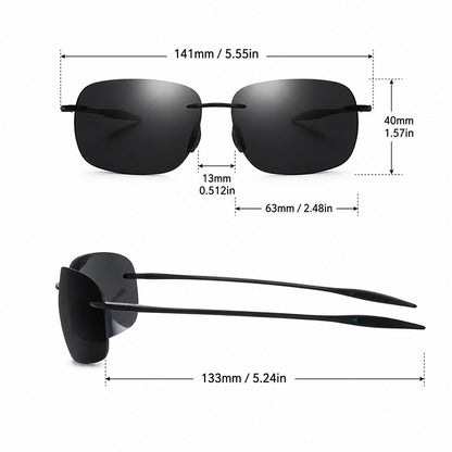 Classic Rimless Sunglasses | UV400