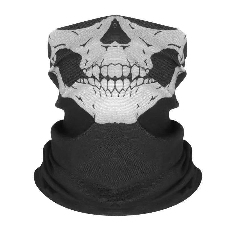 Classic Biker Skull Riding Scarf – Vintage Motorcycle Style