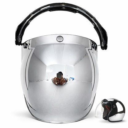 Vintage Flip-Up Bubble Helmet Visor Shield