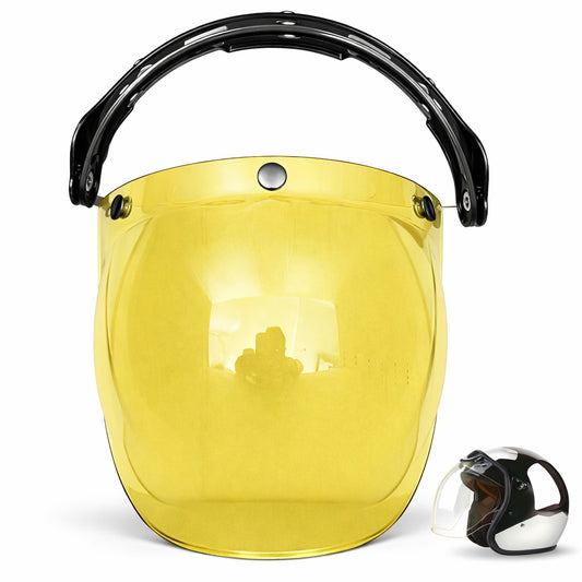 Vintage Flip-Up Bubble Helmet Visor Shield