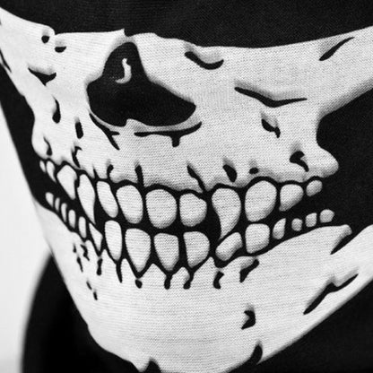 Classic Biker Skull Riding Scarf – Vintage Motorcycle Style