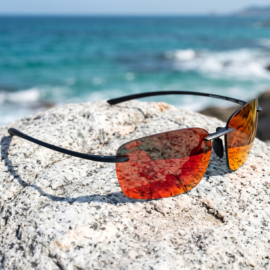 AeroFlex Rimless Polarized Sport Sunglasses