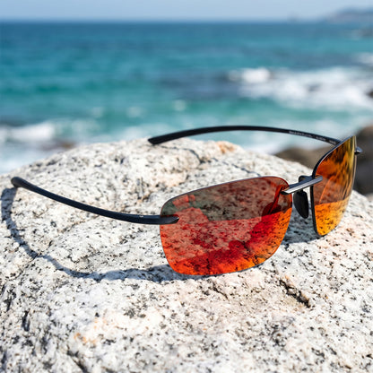 AeroFlex Rimless Polarized Sport Sunglasses