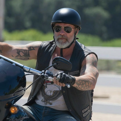 Low Profile Rebel Half Helmet – DOT Approved