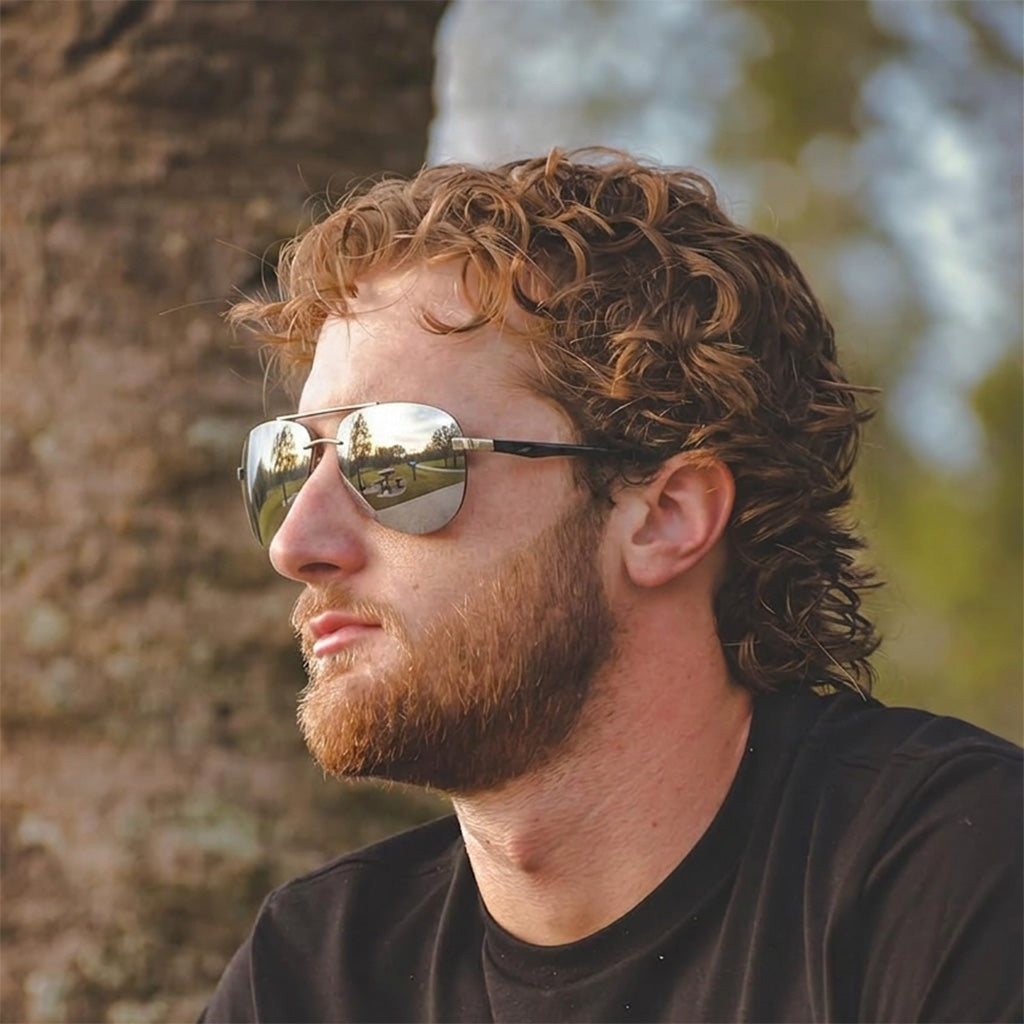 Aviator Vintage Polarized Sunglasses