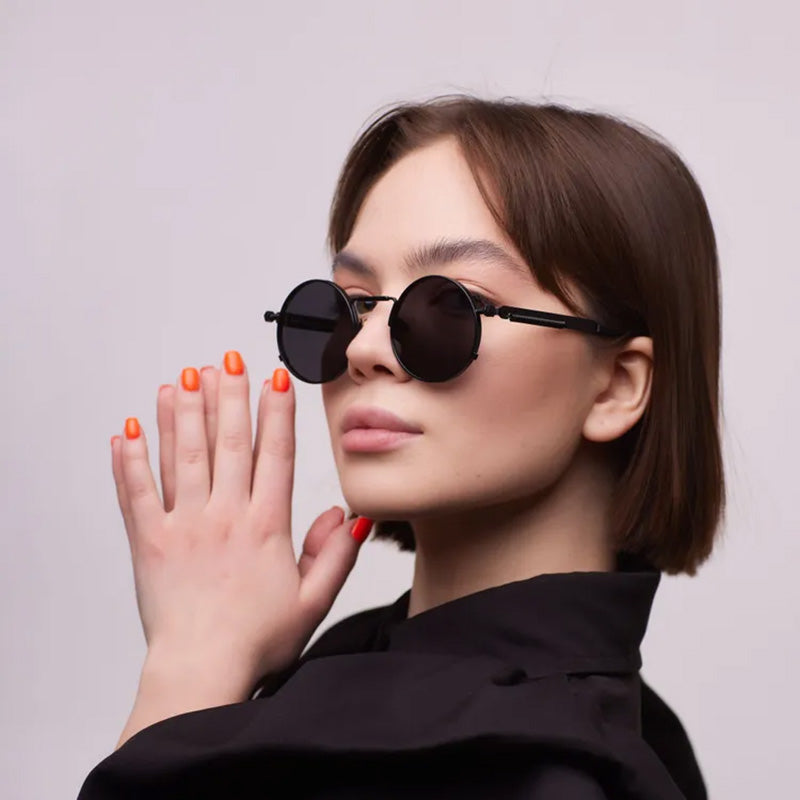 Gothic Round Polarized Sunglasses