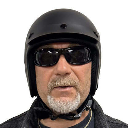 Classic Open Face Motorcycle Helmet | Super Low Profile