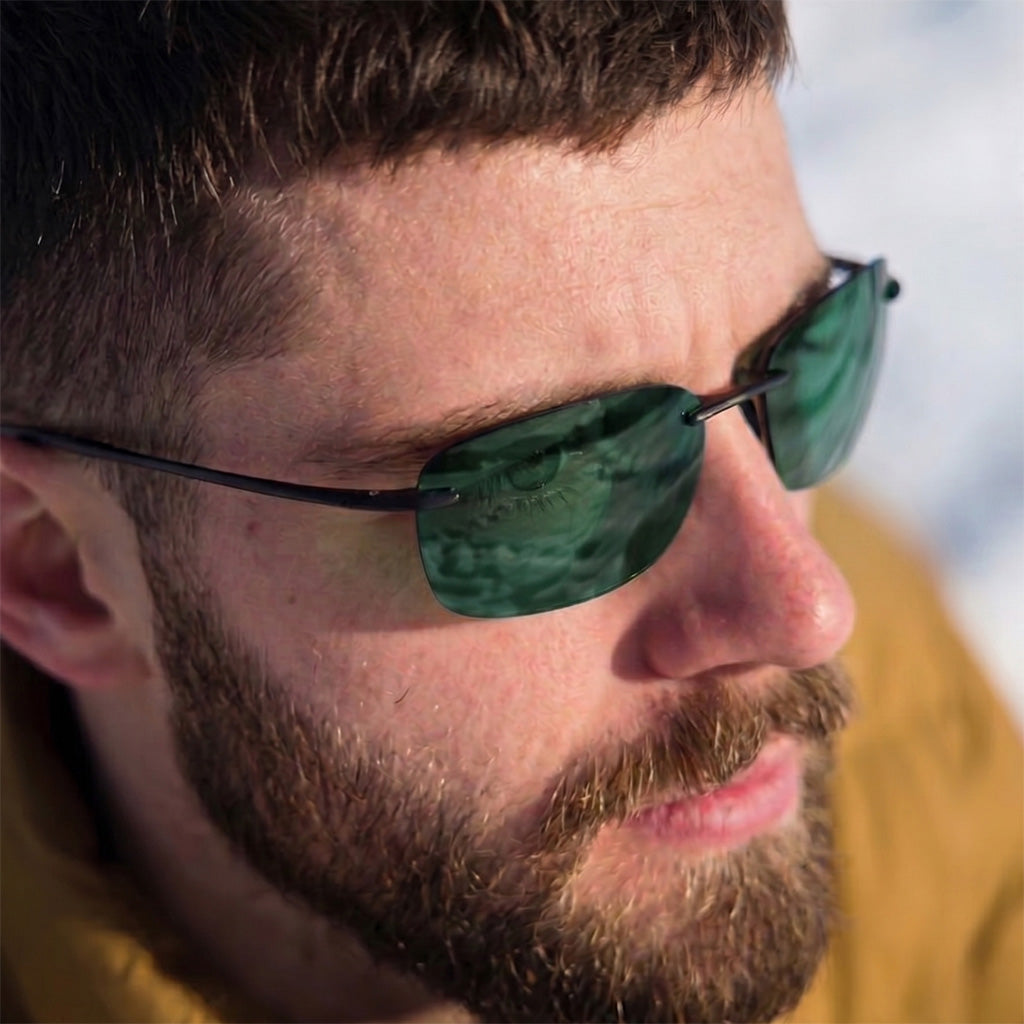 AeroFlex Rimless Polarized Sport Sunglasses